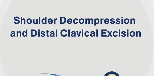 Shoulder decompression and distal clavical excision