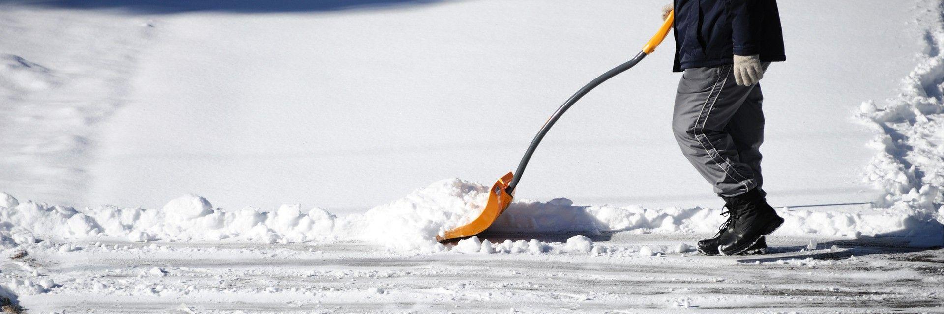 muscle strain from shoveling snow