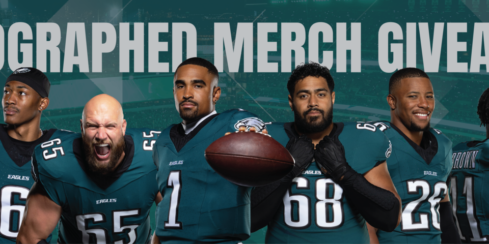 Enter Below to Win Eagles Autographed Merchandise - 2024