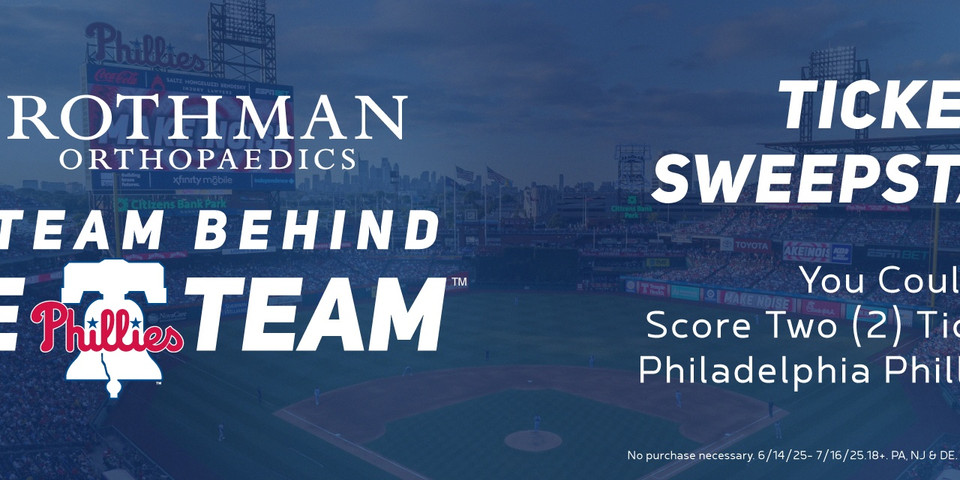 2025 Phillies Ticket Sweepstakes