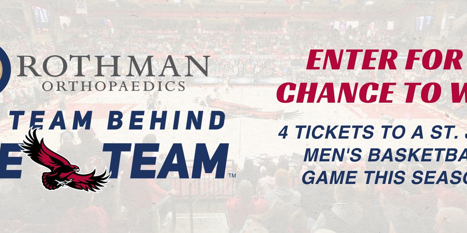 2025 St. Joe's Team Behind the Team Ticket Sweepstakes