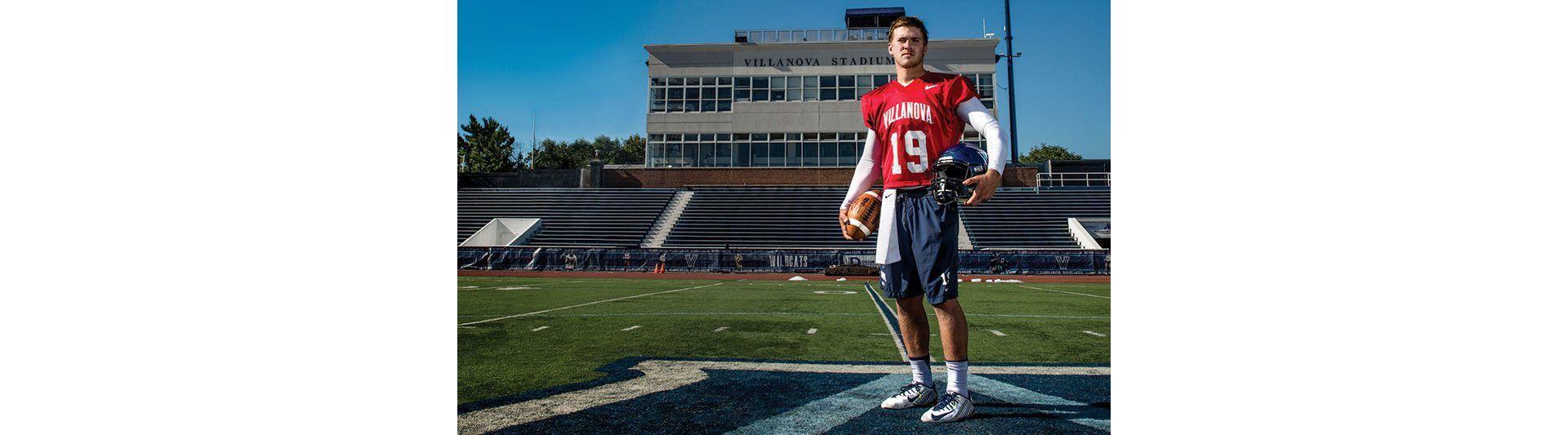 Villanova quarterback John Robertson knee ligament injury.jpg